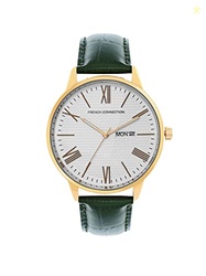 French Connection Leather Analog White Dial Men's Watch-Fcl25-A