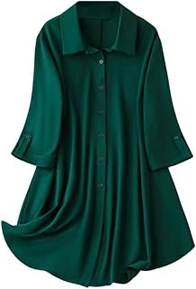 Dresses for Women Western| Women's Solid Long Shirt for Women | Casual