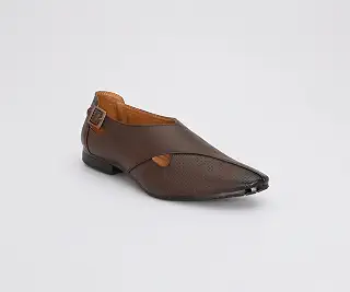 Ethnic Premium Leather Black Formal Peshawari Sandals|Summer|Trendy Sl