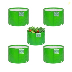GREENSHEEP HDPE Grow Bag Heavy Duty 260 GSM Round Plants Flower Growin
