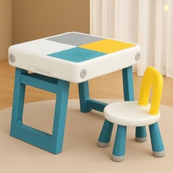 Little Olive Kids Activity Table and Chair Set with Easel Drawing Boar