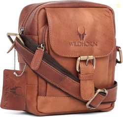 WildHorn Genuine Leather Mini Sling Bag for Men | Compact, Durable & S