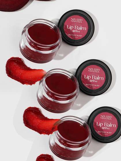 Nourish Mantra 3Pcs Beetroot Blast Lip Balm