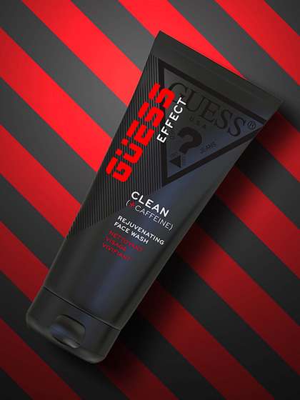 GUESS Men Grooming Effect Clean + Caffeine Rejuvenating Face Wash - 20
