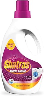SHATRAS Matic Top Load Liquid Detergent | Stian Remover | 99.9% Germ P