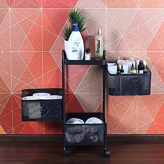 CELLO Kitchen Pro Trolley with Wheels | Storage Organizer & Kitchen Ac