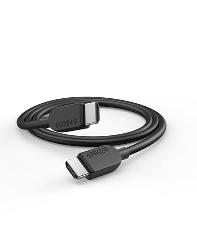 Anker HDMI Cable 8K@60Hz, 6ft Ultra HD 4K@120Hz HDMI to HDMI Cord, 48