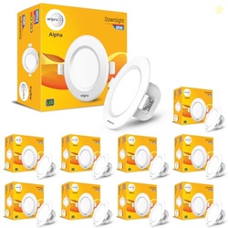 Garnet 12W Round Downlight Junction Box | Warm White (2700K) | Glare-F