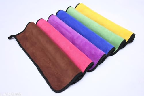 JEEVA ENTERPRISES 800 GSM Microfiber 2 Sided Extra Thick Microfiber Cl