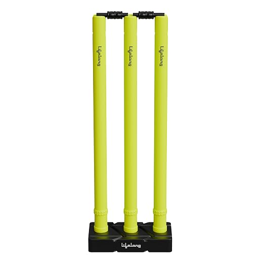 Lifelong Premium Plastic Stump Set for All Ages | Durable Wicket Set w