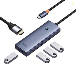 UltraJoy 5-in-1 USB-C Hub, 4K HDMI, 3x USB 3.0 Ports, 100W Power Deliv