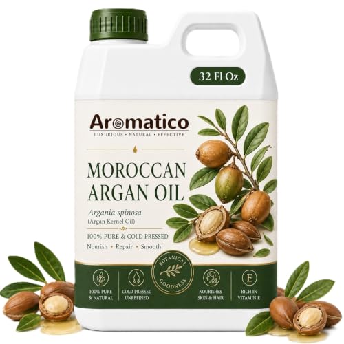 AROMATICO Moroccan Argan Oil for Hair for Hair & Body | Professional G