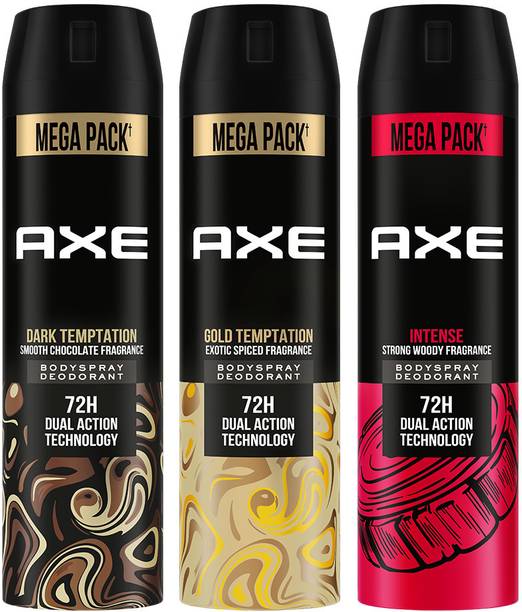 AXE Gold Temptation, Dark Temptation and Intense Deodorant Spray  -  F