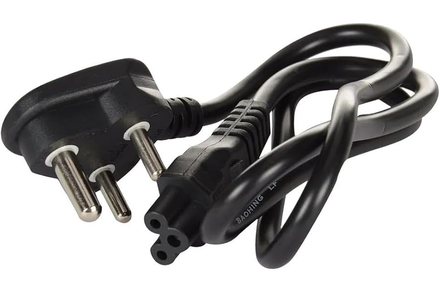 Dell JDCXX,K257C 1 Port 240V 3 Pin Power Chord for Laptops - Black