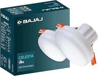 Bajaj Polycarbonate Celesta LED Deep Downlight 9W | for Smaller Spaces