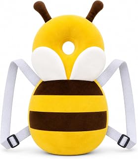 GLUN Baby Cute Honey Bee Soft Cushioning Fall Protector Backpack Pack