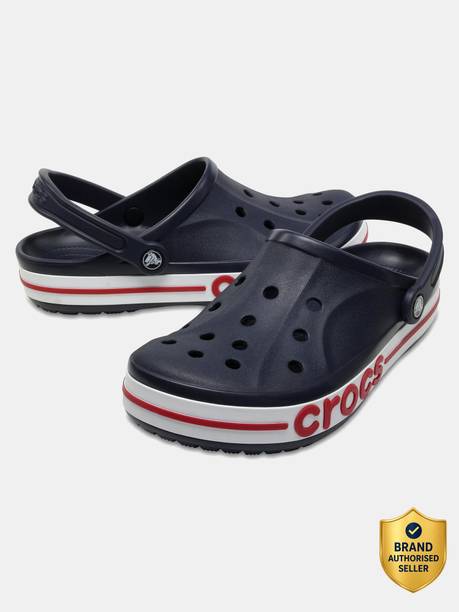CROCS Unisex Bayaband Clogs Sandal (Navy , 8 UK/India)