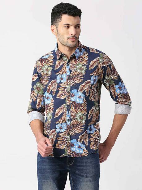 Pepe Jeans Men Regular Fit Printed Casual Shirt