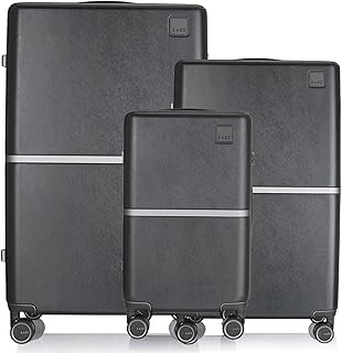 Rare Tony 3Pc Set Dark Grey Hard Trolley Bag Polycarbonate Antiscratch