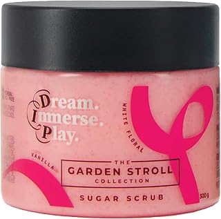 Dream. Immerse. Play Garden Stroll - Sugar Scrub - White Florals & Van