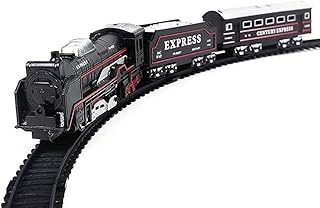 Classic Electric Style Toy Train Set with Track | Century Express Batt