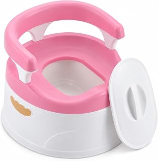 Mommers Baby Potty Training Seat with Backrest & Safety Handles | Comf