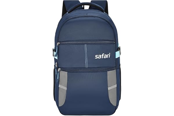 Safari Omega Spacious/Large 5 Compartment Laptop Backpack With Raincov
