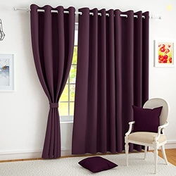 Thermal Insulated Room Darkening Blackout Curtains For Living Room, Be