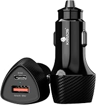 Kratos 80W Dual Output Fast Car Charger with Type-C PD & USB, Charging