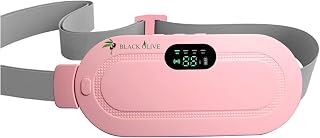 BLACK OLIVE Portable Cordless Heating Pad for Menstrual Cramps Relief,