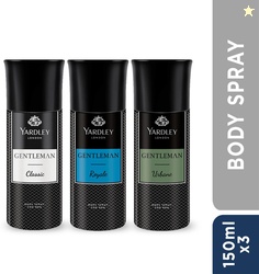 Yardley London Gentleman Deo Tripack - Classic, Urbane, and Royale-Mas