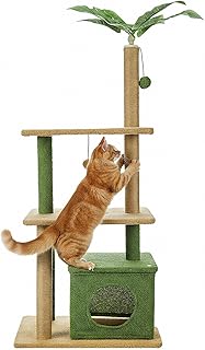 Amazon Basics Premium Imported Garden Theme Cat Tree | XL | with Cat H