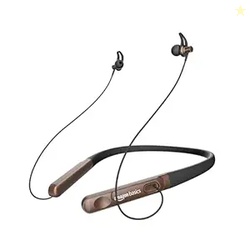 Amazon Basics in-Ear Wireless Neckband with Mic, Up to 65 Hours Play T
