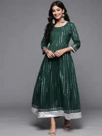 Varanga Striped Maxi Dress
