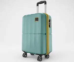Safari Genius Theo 8 Wheels 55cm Cabin Size Trolley Bag Hard Case Poly