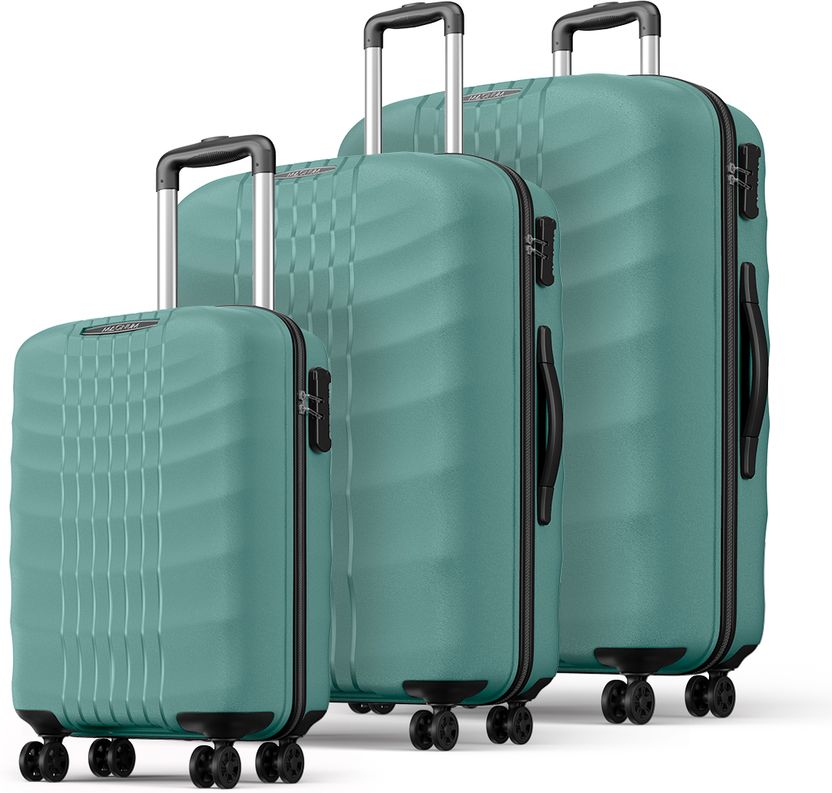 Magnum by Safari Hard Body Set of 3 Luggage 8 Wheels - LIFT 55/66...mo