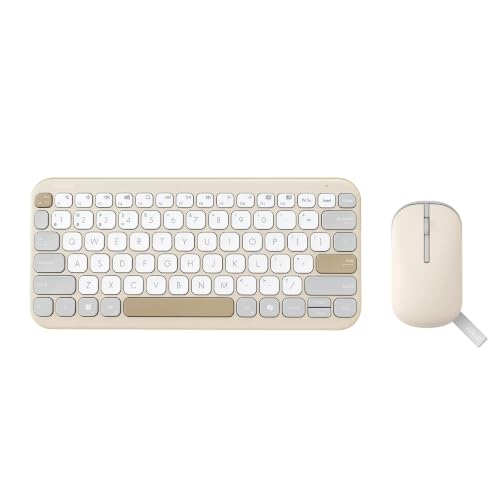 ASUS Marshmallow CW200 Wireless Keyboard & Mouse Combo,2.4GHz Wireless