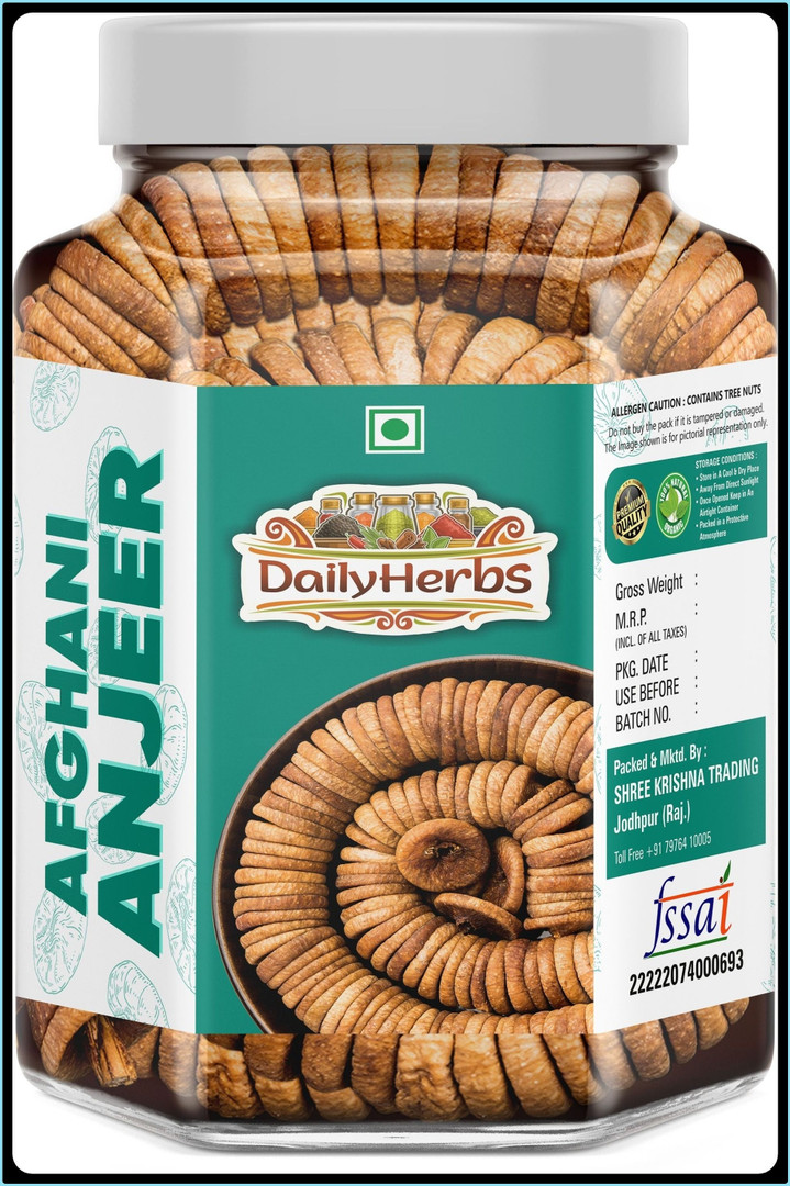 DAILYHERBS Premium Afghani Anjeer/ Fresh Figs (1 x 250.01 g)