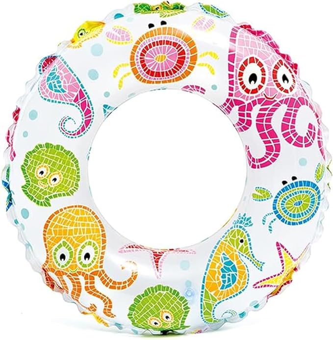 Swim Tube for Kids Adults, Swim Rings Swimming Pool Float Tube Cute Ro