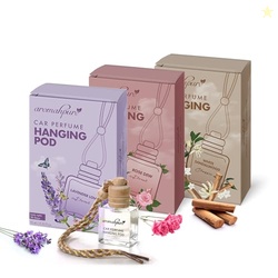 Aromahpure Car Perfume Hanging Pod - Lavender, Rose, Sandalwood Car Ai
