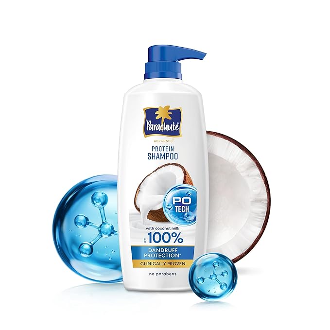 Parachute Advansed Anti-Dandruff Shampoo with Coconut Milk & PO Tech |