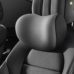VELVERI Car Neck Rest Pillow | Ergonomic Memory Foam Headrest Cushion
