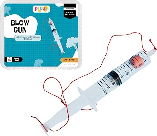 Pludo Blow Gun STEM Kit | STEM Educational Kit for Kids Ages 811 DIY A