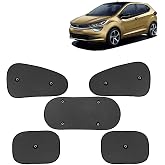 KINGSWAY Car Window Curtain Sticky Sun Shades for Tata Altroz (2020 On