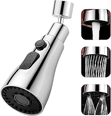 C.HERRY 3 Modes Tap Extender for Kitchen Sink, Flexible Faucet with Ta