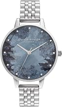 Olivia Burton Under The Sea Quartz Crystal Blue Floral Dial for Women'