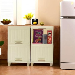 Urbane Home 4 Units Cabinet Storage Organizer (2 + 2) | Multipurpose F