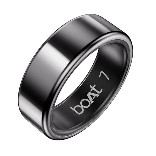 boAt SmartRing Active Plus, Auto HR, Sleep, SpO2, Stress & Skin Temper