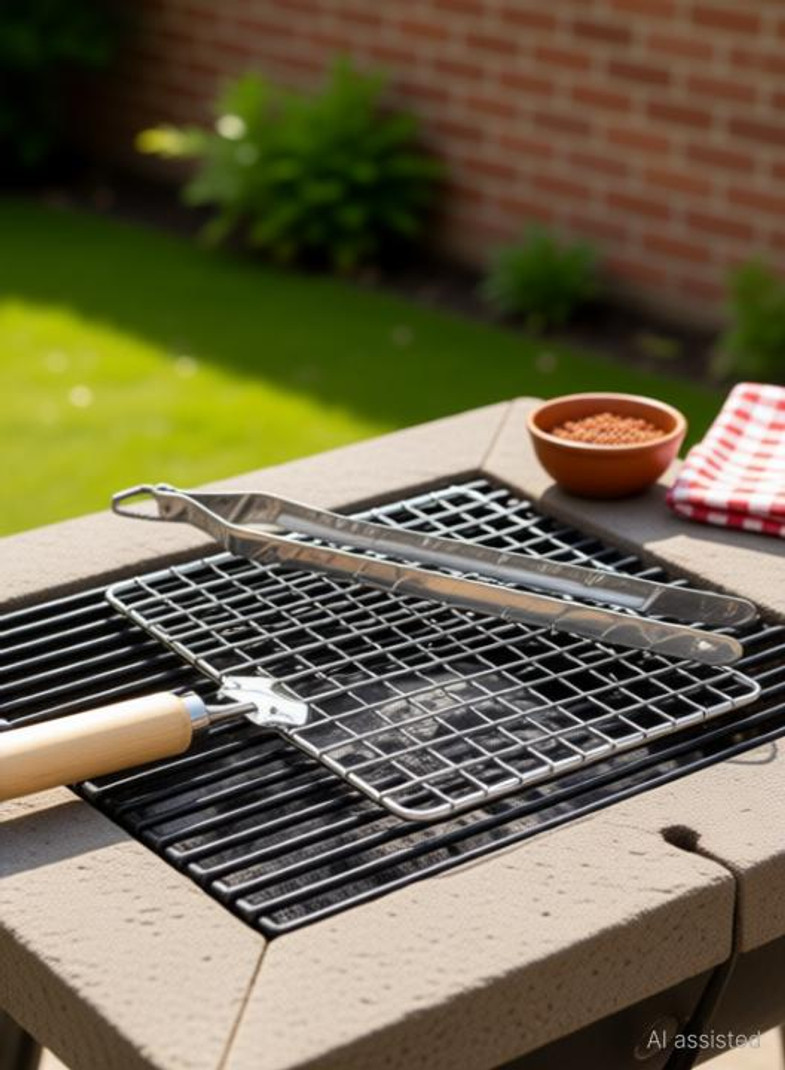 Mohprit Outdoor Cooking Pulka Jali Papad bbq Shelf Roti Roast Stainles