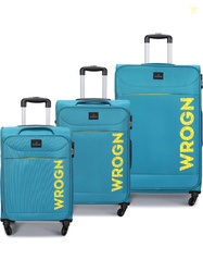WROGN Aspire Set-3(22 Inch+26 Inch+ 30 Inch) Cabin & Check-in Set 4 Wh